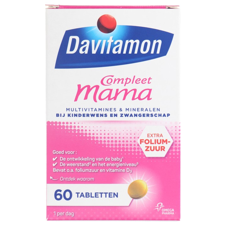 Davitamon Compleet mama tabletten, 60 stuks