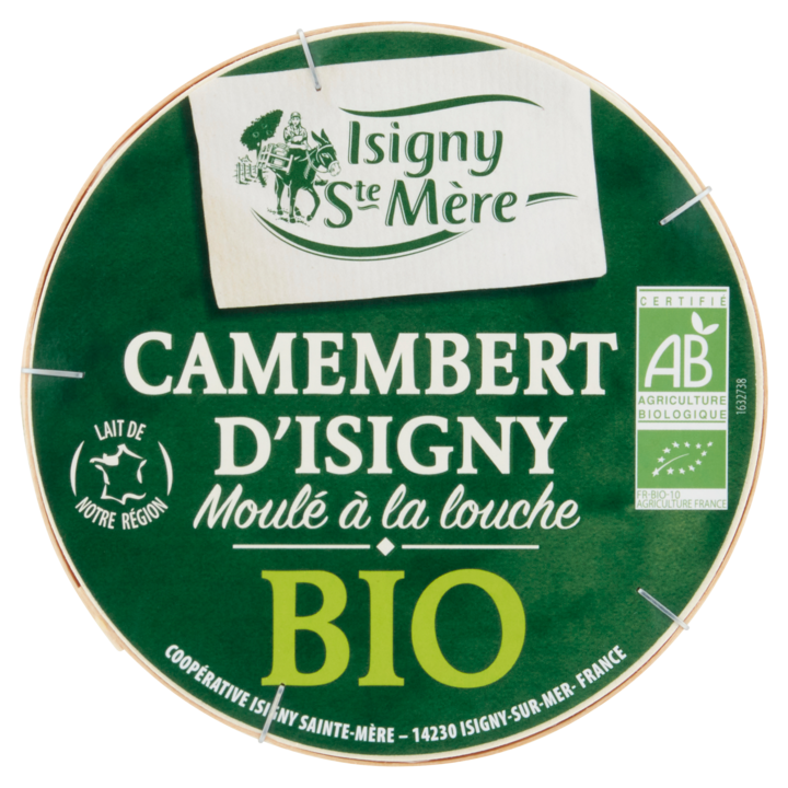 Isigny Sainte-M&amp;egrave;re Camembert d&amp;#x27;Isigny Bio 250g