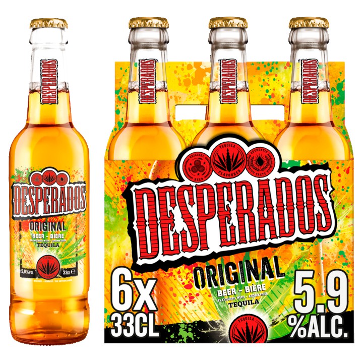 Desperados Original Bier Fles 6 x 33cl