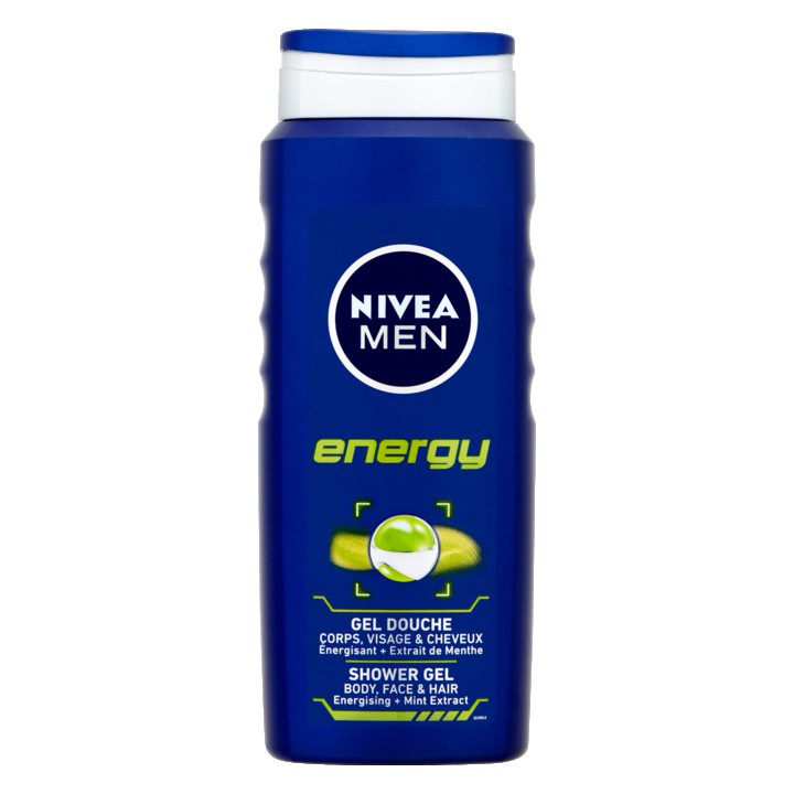 Nivea Men Energy Shower Gel 500ml