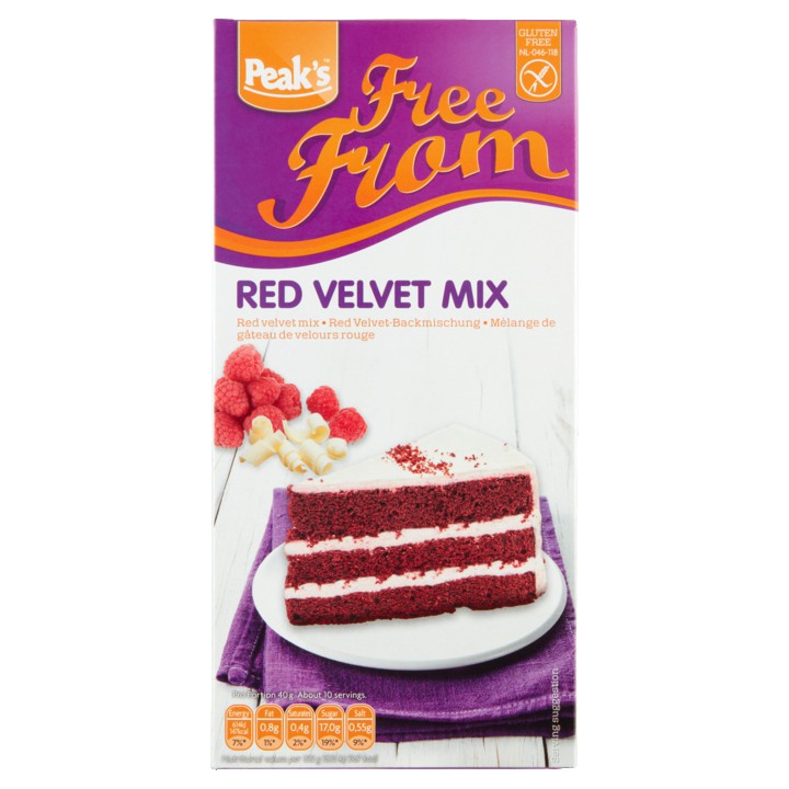 Peak&amp;#x27;s Free From Red Velvet Mix 400g