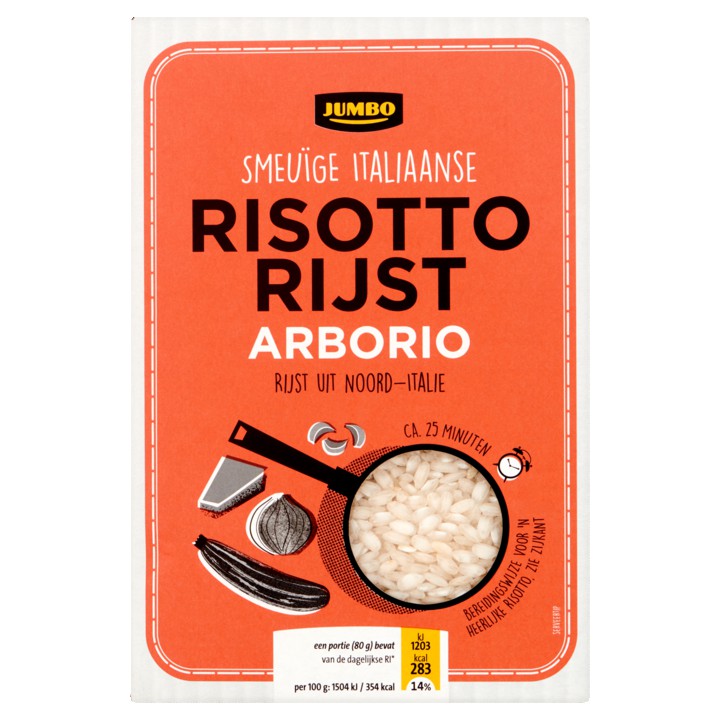 Jumbo Risottorijst Arborio 500g