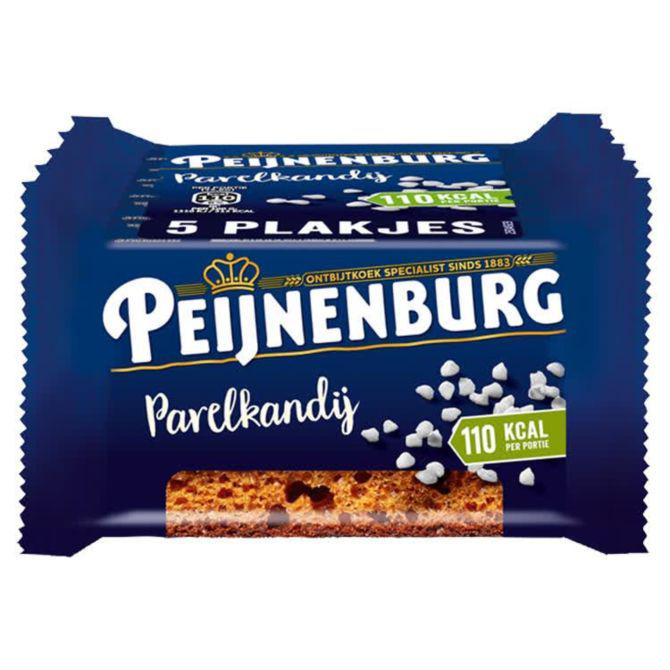 Peijnenburg ontbijtkoek parelkandij 5 x 35,6 g