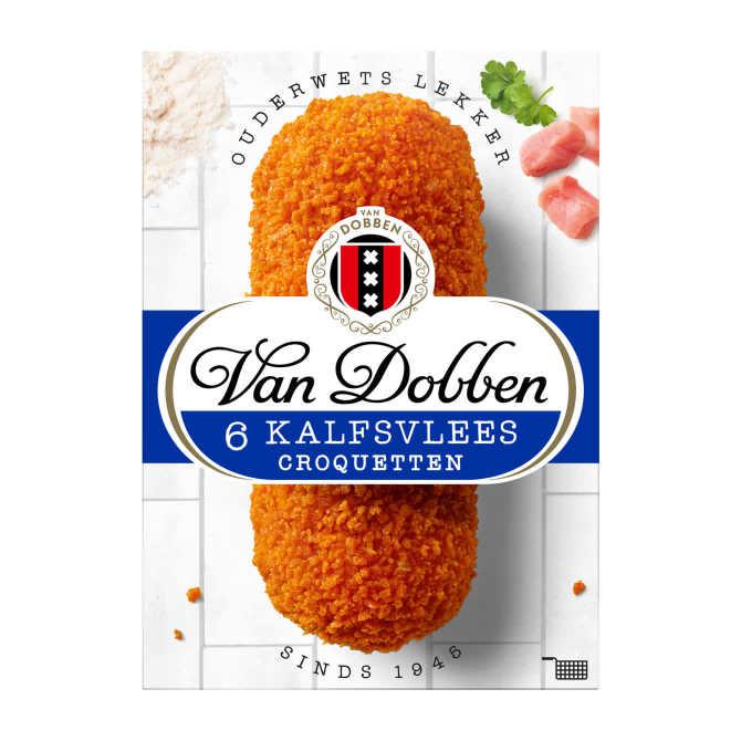 Van Dobben Kalfsvlees Croquetten 6 x 80 g