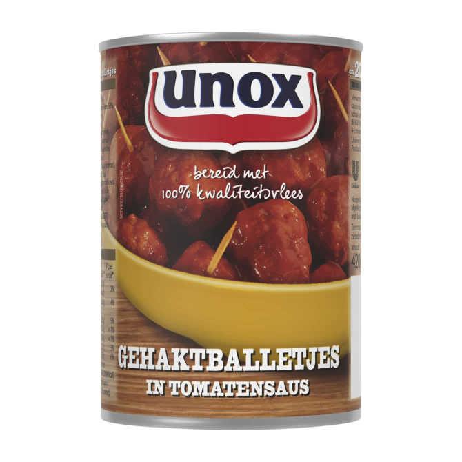 Unox  In Tomatensaus Gehaktballetjes