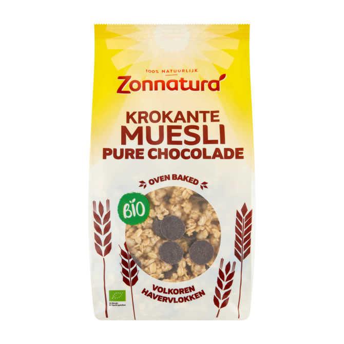 Zonnatura Bio Krokante Muesli Pure Chocolade