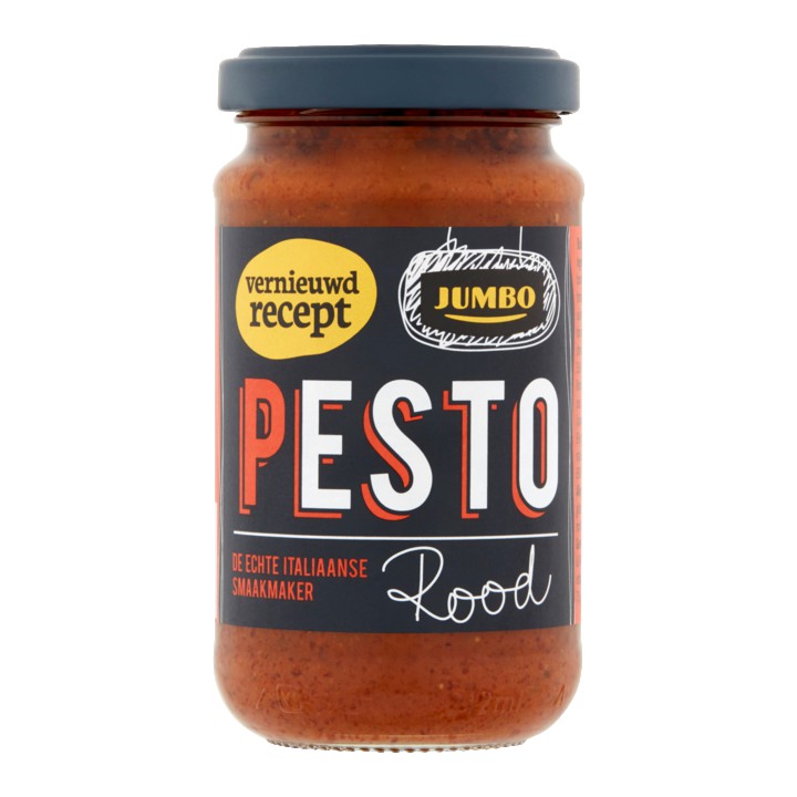 Jumbo Pesto Rood 190g