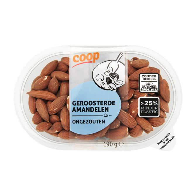 Geroosterde amandelen ongezouten