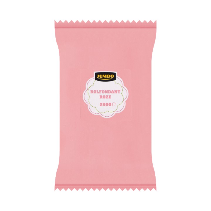 Jumbo Rolfondant Roze 250g