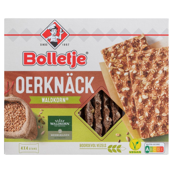 Bolletje Oerkn&amp;auml;ck Waldkorn 4 x 4 Stuks 285g