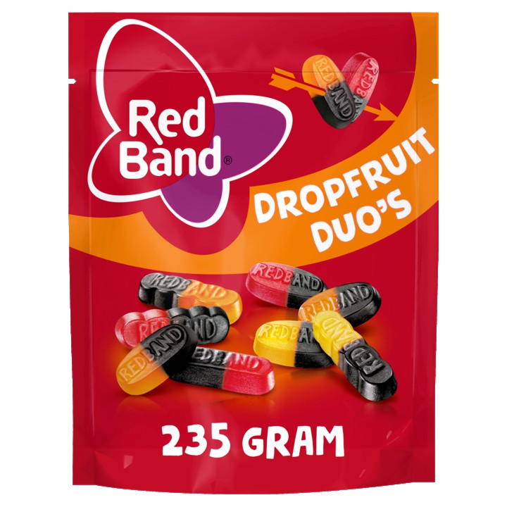 Red Band Dropfruit Duo&amp;#x27;s Snoep 235g