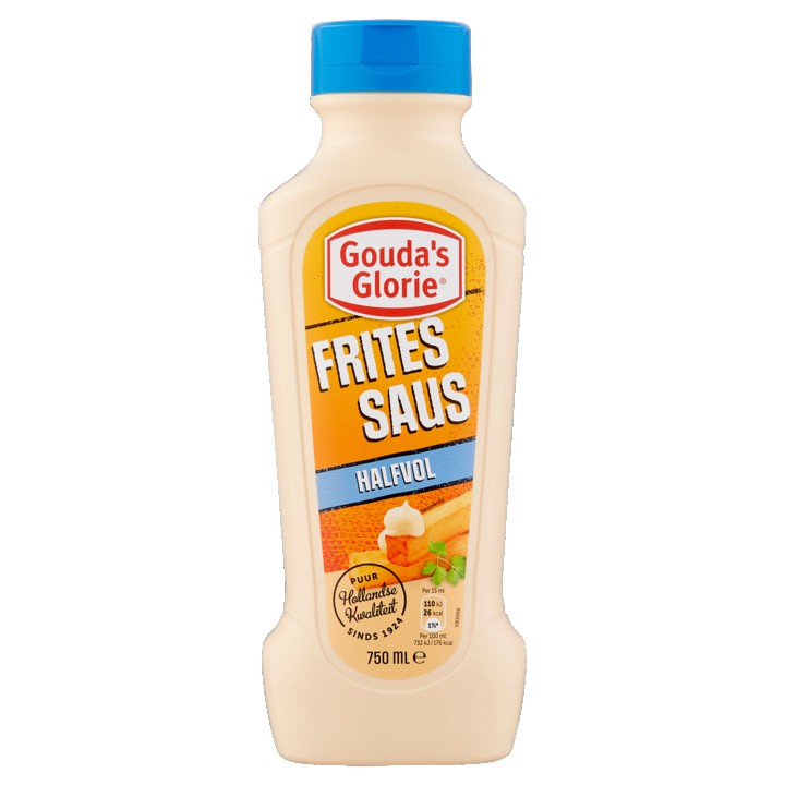 Gouda&amp;#x27;s Glorie Fritessaus Halfvol 750ml