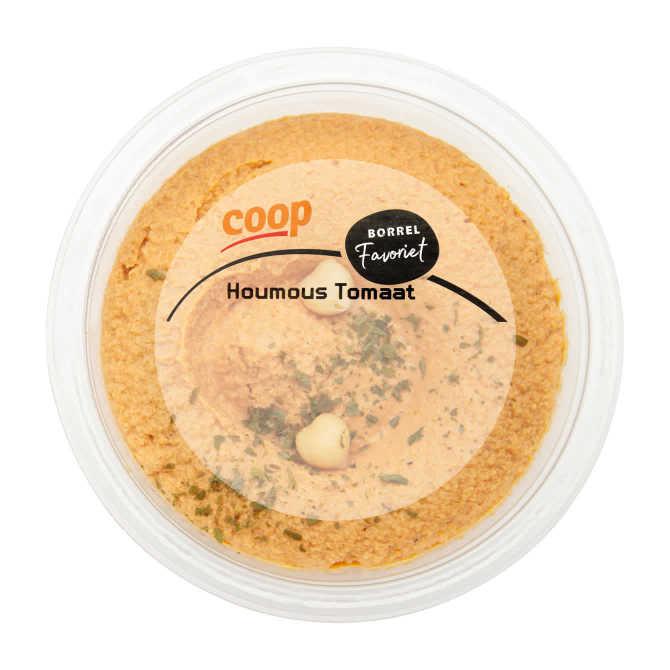 Coop Tapas hummus zongedroogde tomaat