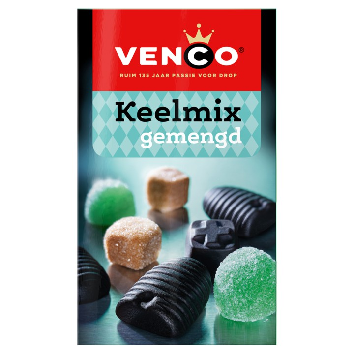 Venco Keelmix Gemengd Drop 450g