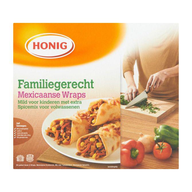 Honig Familiegerecht Mexicaanse wraps