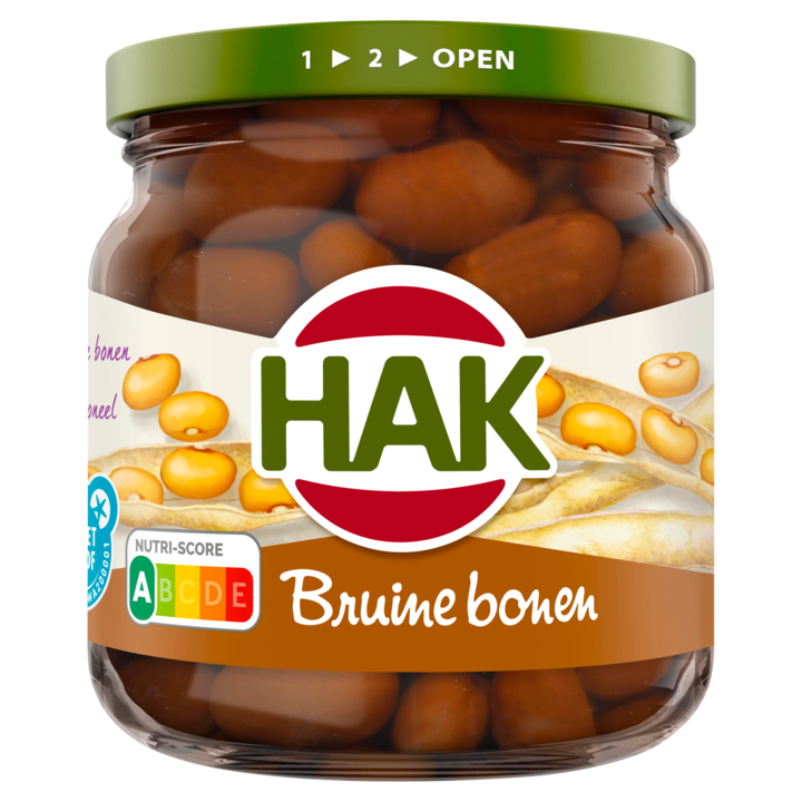 Hak Bonen Bruine 210g
