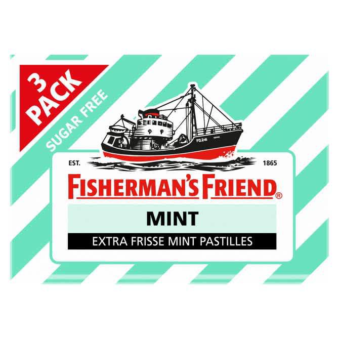 Fisherman&#039;s Friend Mint Suikervrij 3-pack