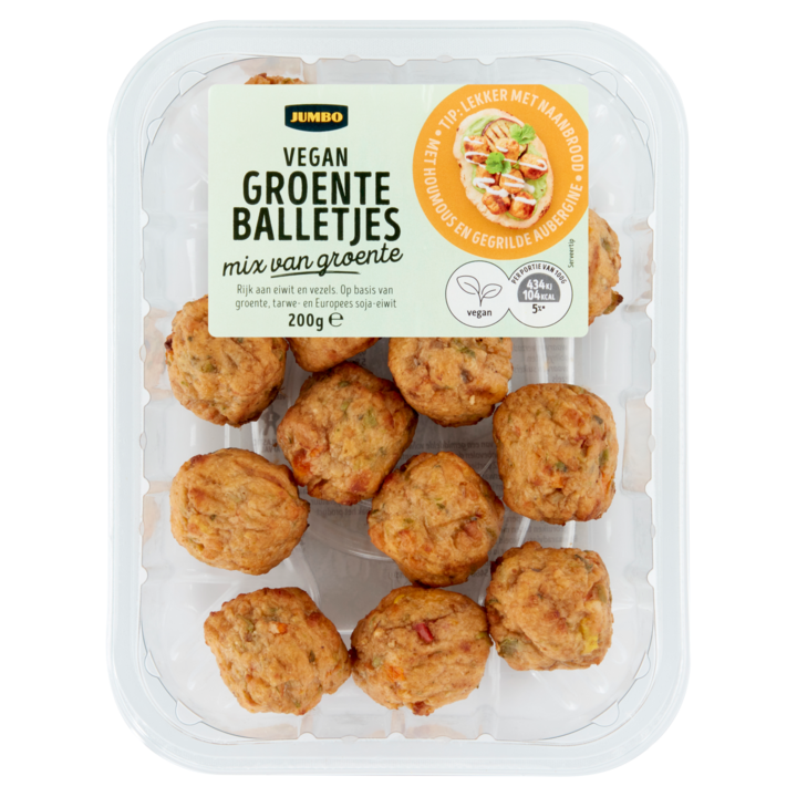 Jumbo Vegan Groente Balletjes 200g