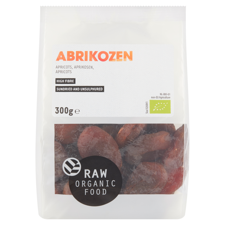 Raw Organic Food Abrikozen 300g