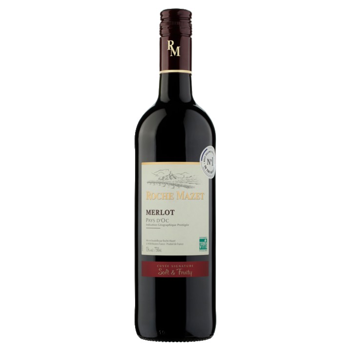 Roche Mazet - Merlot - Pays d&amp;#x27;Oc IGP - 750ML