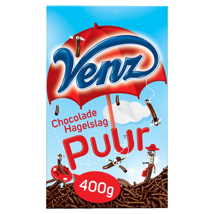 Venz Puur Chocolade Hagelslag 400g