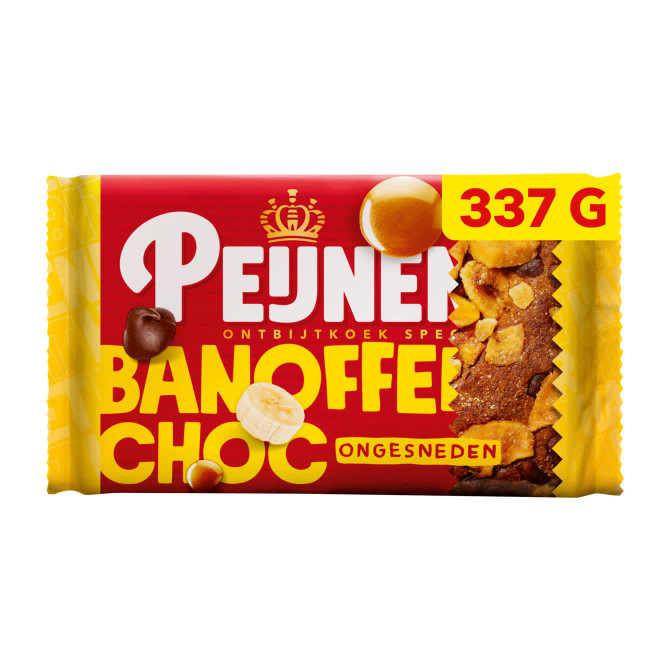 Peijnenburg Ontbijtkoek Banoffee Choc Ongesneden 337 g