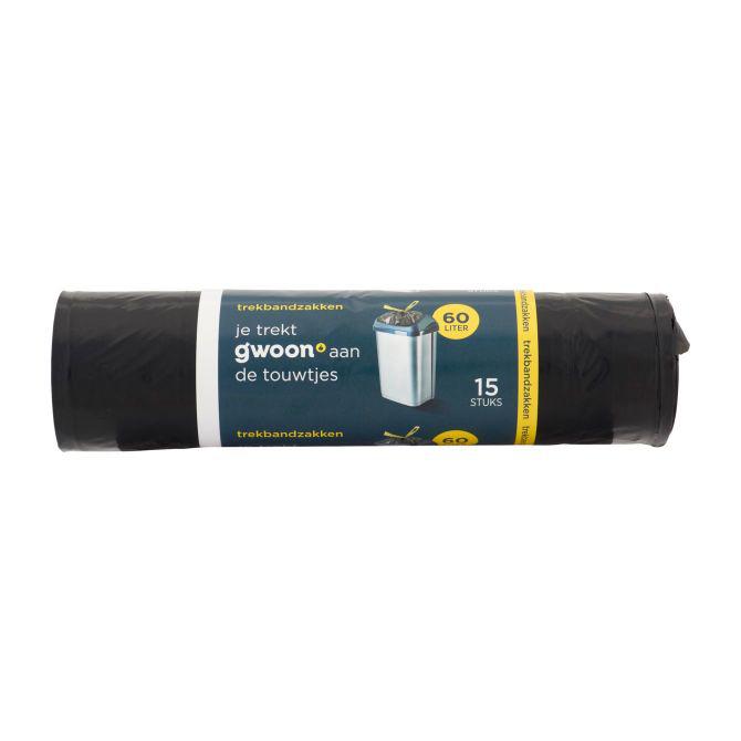 g'woon Trekbandzakken 60 liter