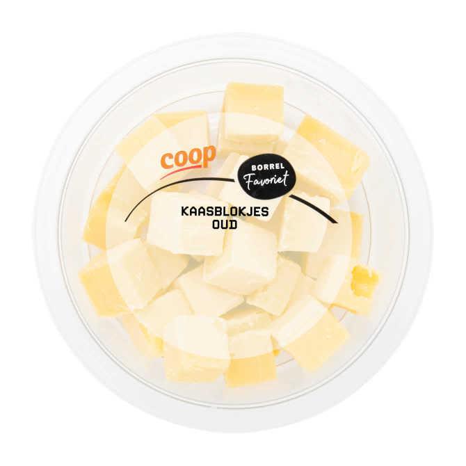 Coop Tapas oud kaasblokjes