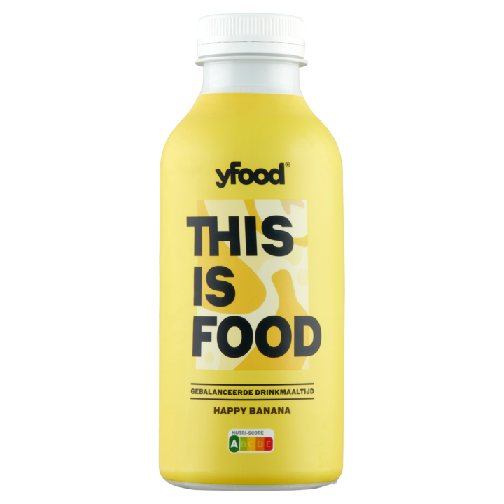 YFood Gebalanceerde Drinkmaaltijd Happy Banana 500ml