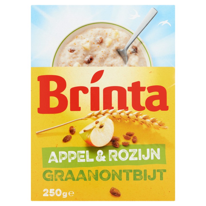 Brinta Graanontbijt appel-rozijn 250g