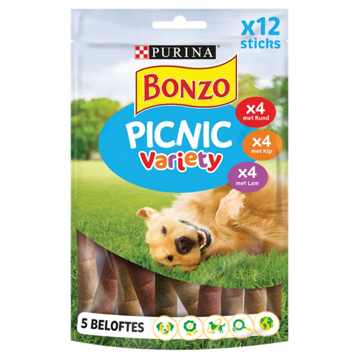 Bonzo Picnic Variety  Hondensnacks