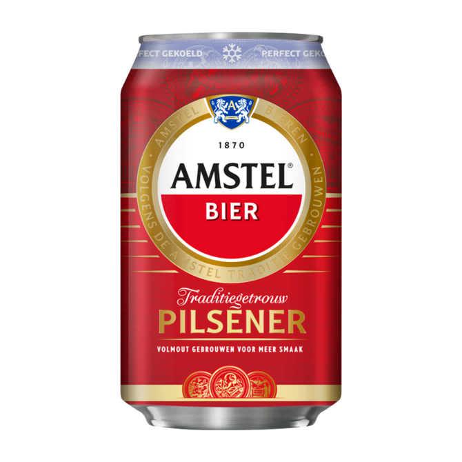 Amstel Pilsener Bier Gekoeld Blik