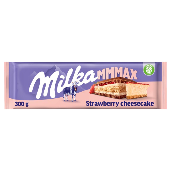 Milka Mmmax chocolade reep Cheesecake 300g