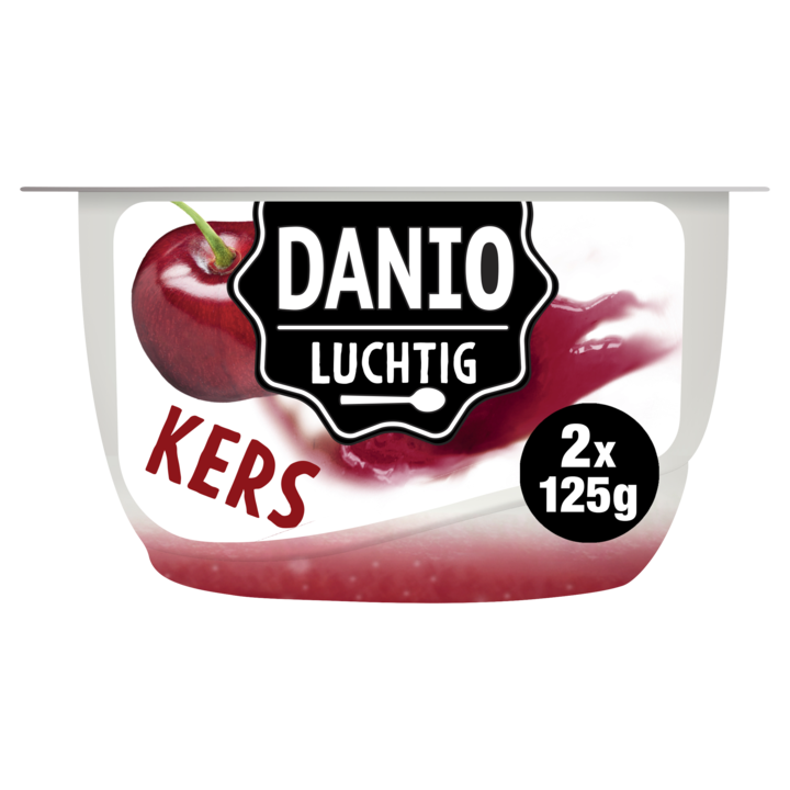 Danio Luchtige Kwark Kers 2 x 125g