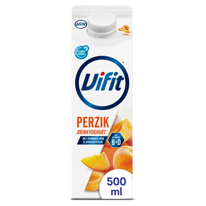Vifit drinkyoghurt perzik 500ml