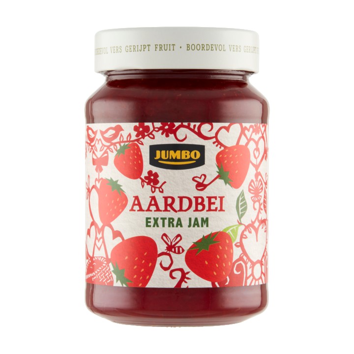 Jumbo Aardbei Extra Jam 600g