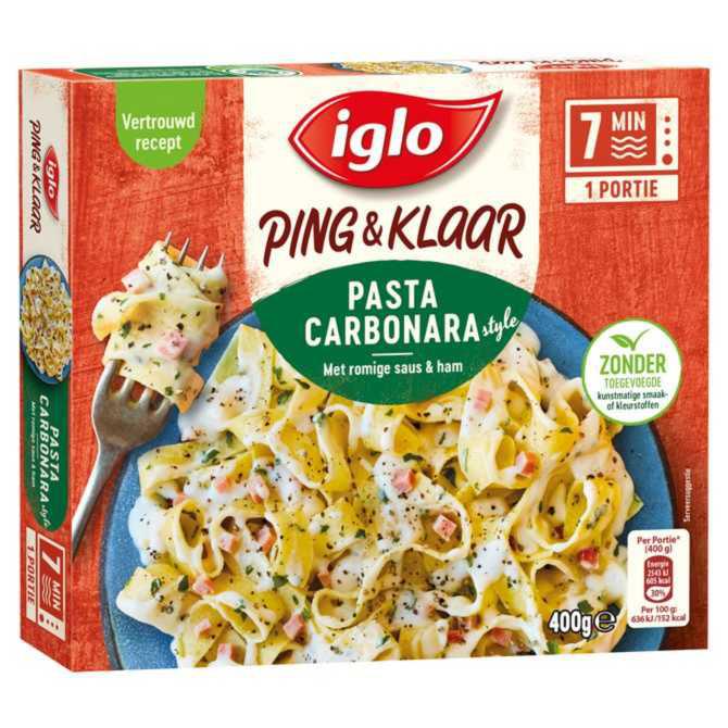 Iglo Ping &amp; klaar carbonara