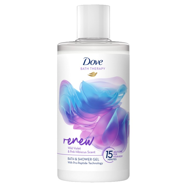 Dove Bath Therapy Badschuim &amp;amp; Douchegel Renew 400ml