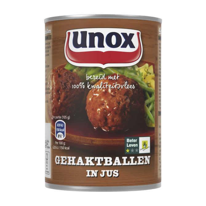 Unox Gehaktballen in jus