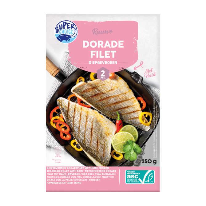 Super Choice Dorade filet met huid