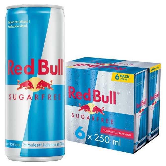 Red Bull Energy drink regular blik 6 x 25 cl