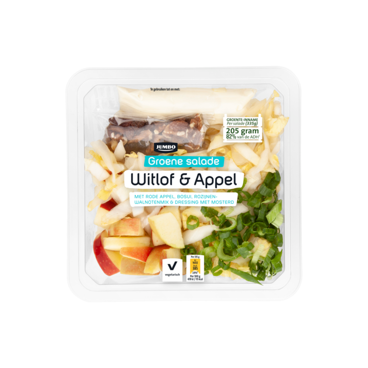 Jumbo Groene Salade Witlof &amp;amp; Appel 335g