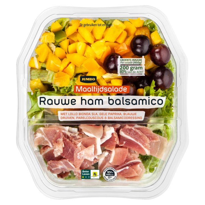 Jumbo Maaltijdsalade Rauwe Ham Balsamico 450g