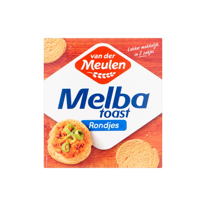 Van der Meulen Melba Toast Rondjes 110g