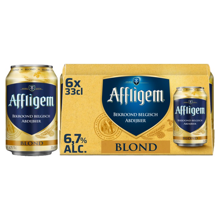 Affligem Blond Bier Blik 6 x 33cl