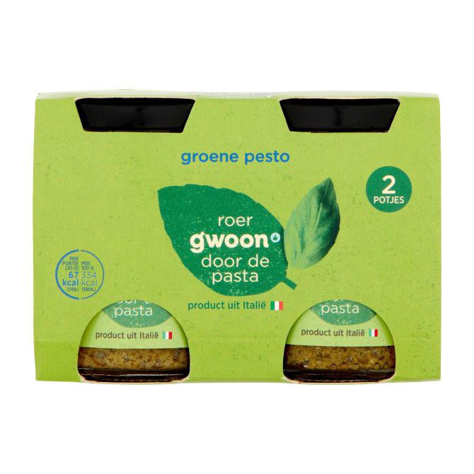 g&#039;woon Groene pesto multipack