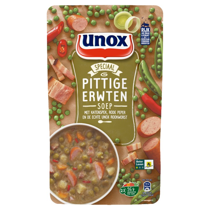 Unox Speciaal Soep Pittige Erwten 570ml
