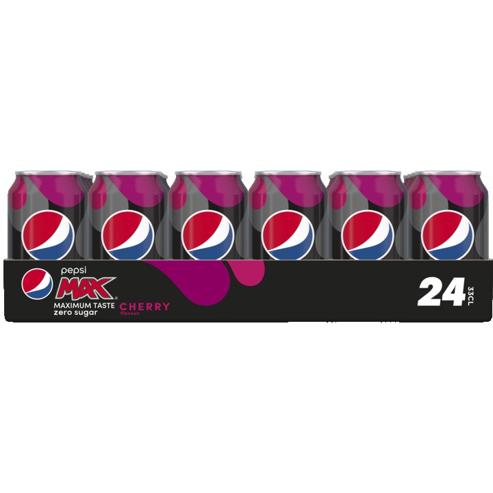 Pepsi Cola Max Cherry Flavour 24 x 330ml