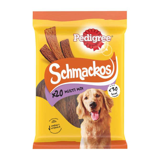 Pedigree Schmackos Vleesstrips - Multi Mix - Hondensnacks - 20 Stuks