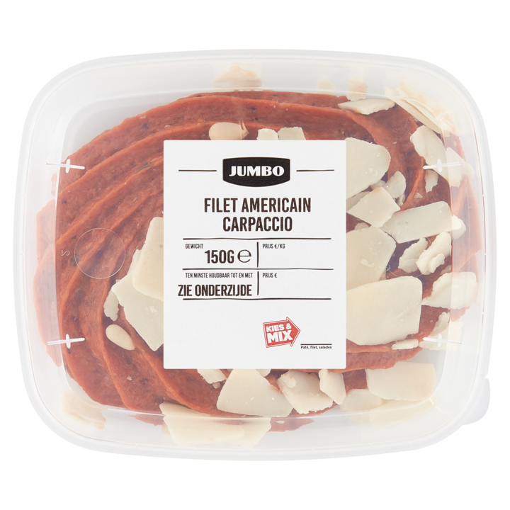 Jumbo Filet Americain Carpaccio 150g